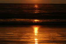 Sonnenuntergang in Puerto López