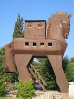 Troja, Türkei, Holzpferd