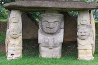 Statue, San Agustín, Kolumbien Rundreise, Rundreise Kolumbien