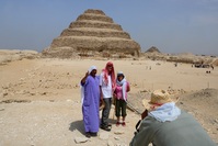 Djoser Pyramide, Wüste, Ägypten, Gruppenreise mit Kindern