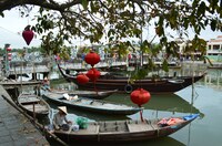 Vietnam, Hoi An, Boote