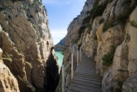El Chorro-Schlucht Blick auf die Chorro-Schlucht
