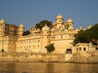 Indien Udaipur Stadtpalast