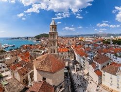 Split, Stadtblick, Kroatien, Radtour