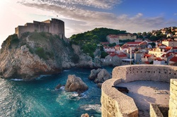 Dubrovnik, Küste, Festung, Ausblick, Stadtblick, Reise Kroatien