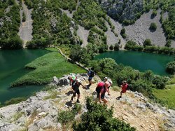 Krupa, Landschaft, Wanderweg, Gruppe, Fluss, Kroatien