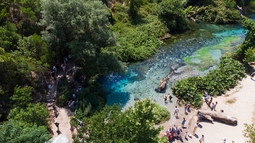 Blue Eye Nationalpark, Aussicht, Albanien, Familienreise Albanien, albanien urlaub