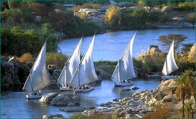 Nil, Feluke, Ägypten