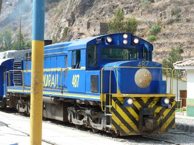 Peru Zug außen Machu Picchu