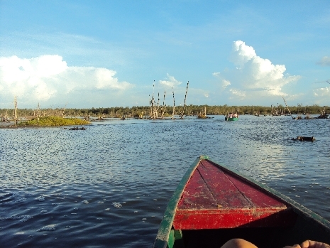 Nieuw Nickerie Fahrt über den Fluss in Nieuw Nickerie