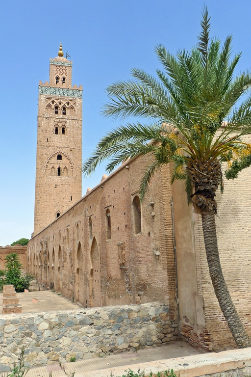 Marokko-Koutoubia Moschee Koutoubia Moschee auf dem Berg