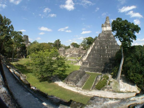 Tikal Die Maya Stadt Tikal i Guatemala Urlaub