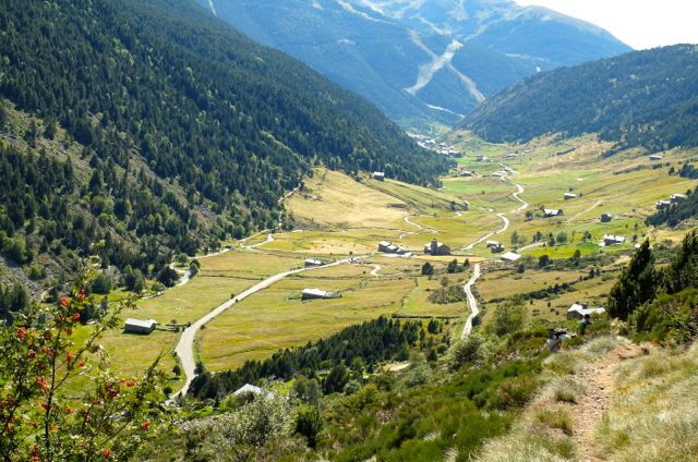 Die Landschaft des Incles-Tals Incles, Landschaft, Wanderung, Wanderreise Andorra