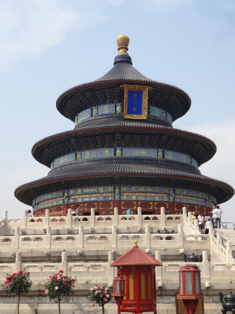 Peking Ein großer Tempel in Peking