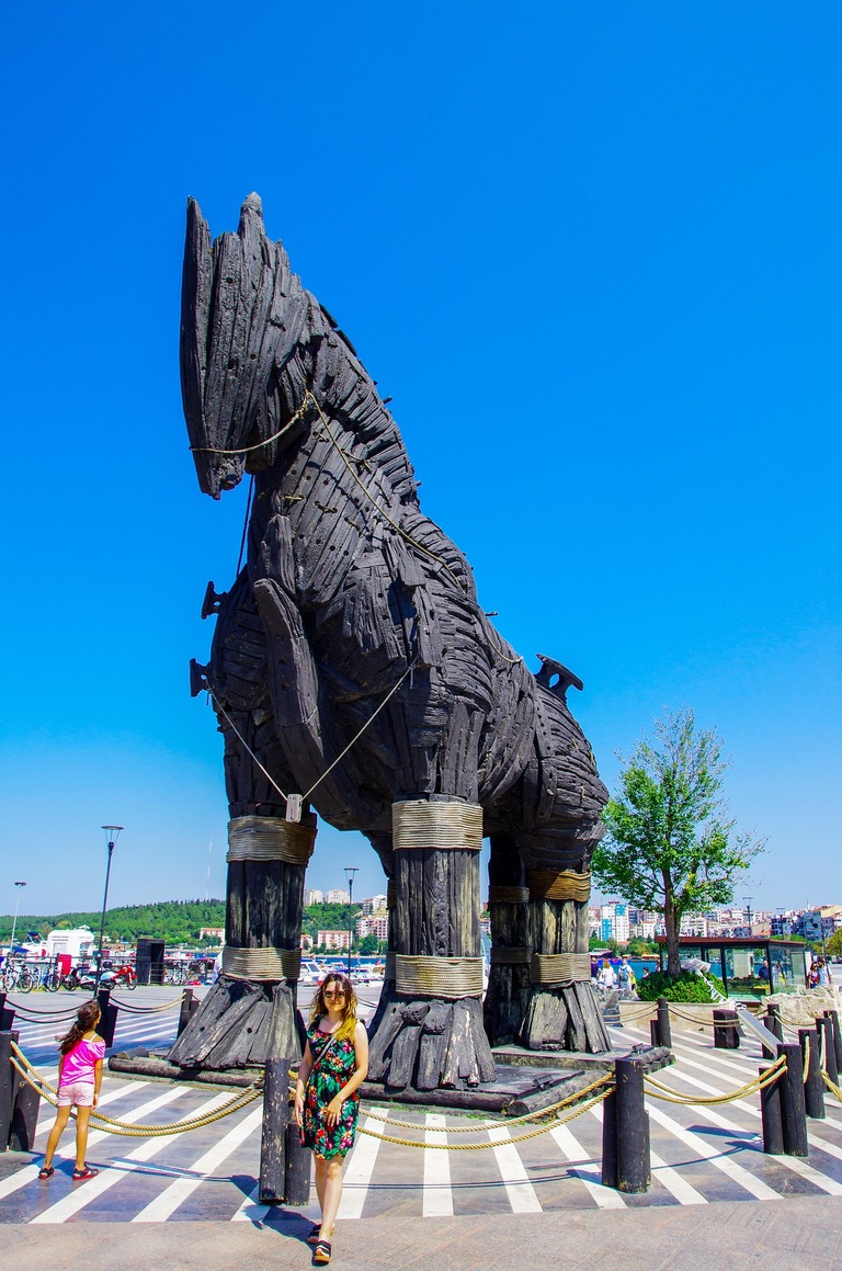 Troja, Schliemann, Trojanisches Pferd, Canakkale