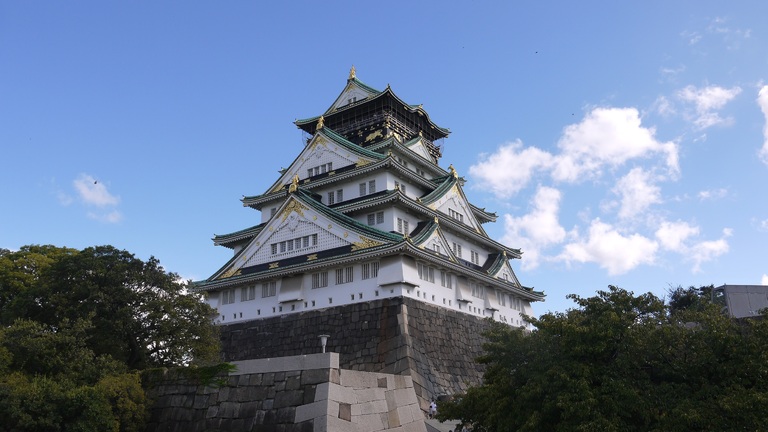 Osaka Stadtschloss Das Stadtschloss von Osaka