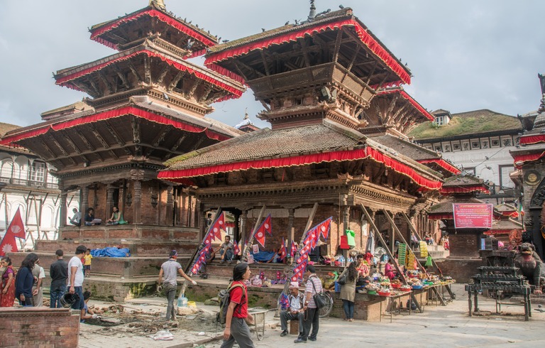 Nepal, Kathmandu, Durbar Square, nepal mit kindern