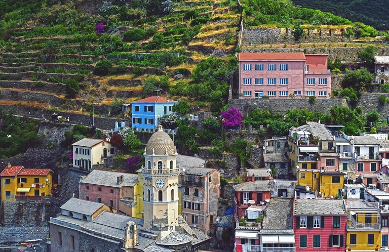 Das Dorf Vernazza Vernazza, Cinque Terre, Wanderreise Italien, Rundreise Italien