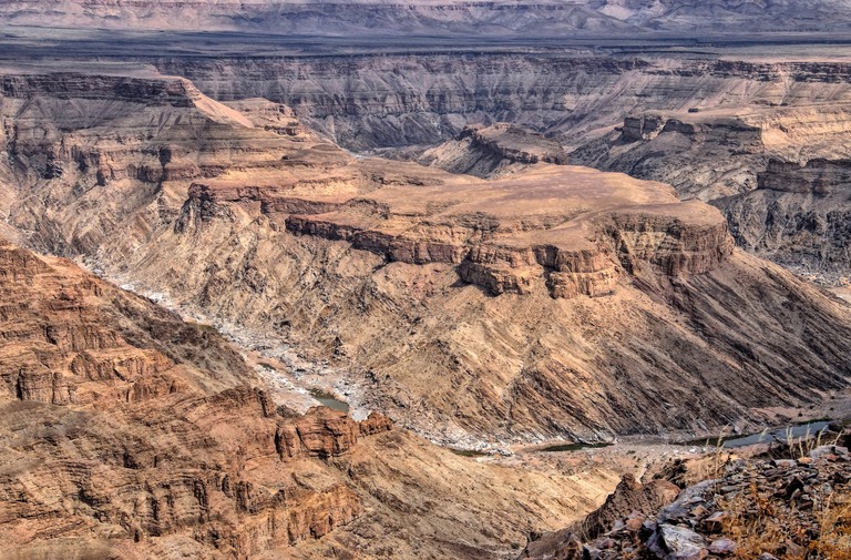 Der spektaktüläre Fish River Canyon in Namibia. Der spektaktüläre Fish River Canyon in Namibia.