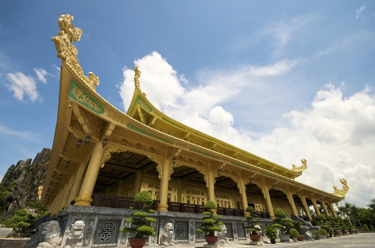 Pagode in Saigon Pagode, Saigon, Rundreise Vietnam, Rundreise Laos, Rundreise Kambodscha