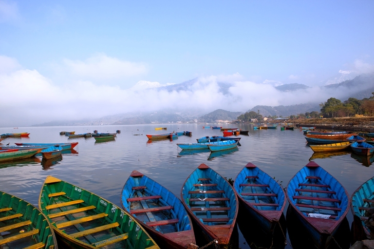 Phewa See, Boote, Pokhara, 
