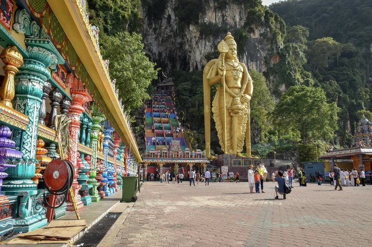 Die Batu Caves Batu Caves, Kuala Lumpur, Rundreise Thailand, Rundreise Malaysia, Rundreise Singaur