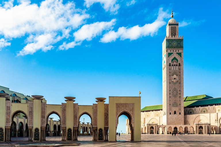Moschee, Casablanca, Marokko, marokko rundreise 21 tage