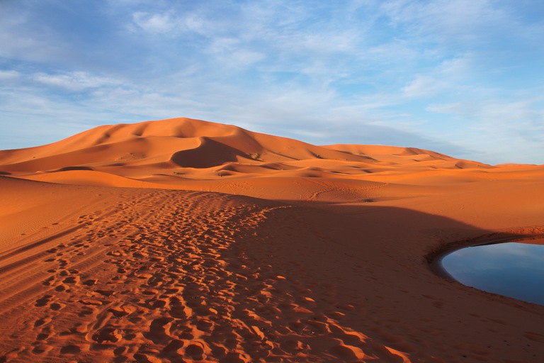 Die Wüste Erg Chebbi in Marokko Erg Chebbi, Dünen, Wüste, Wanderreise Marokko