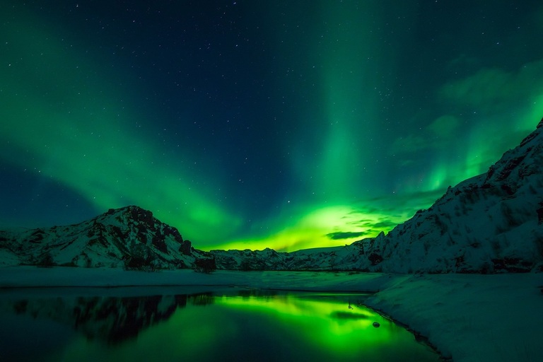 Nordlichter, Island, Vik