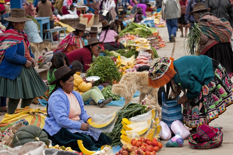 Der zentrale Markt von Lima Der zentrale Markt von Lima