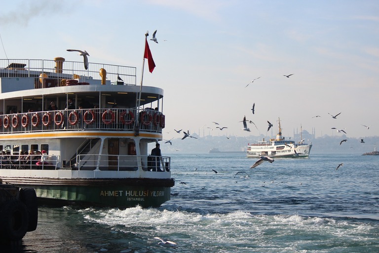 Stadtrundfahrt, Bosporus, Istanbul, Fähre, Schiff