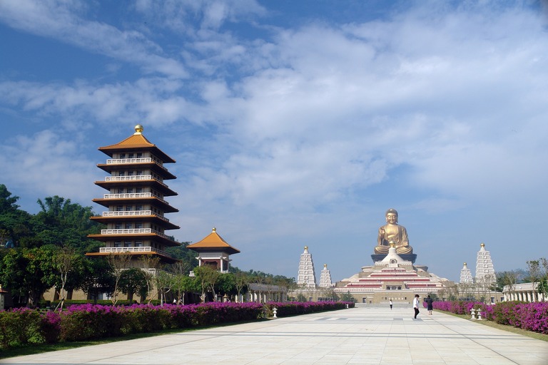 Kloster, Mönche, Buddah, Pagode, Foguangshan