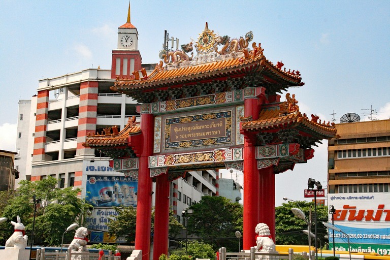 Beliebtes Stadtviertel bei Touristen: Chinatown. Bangkok, Chinatown