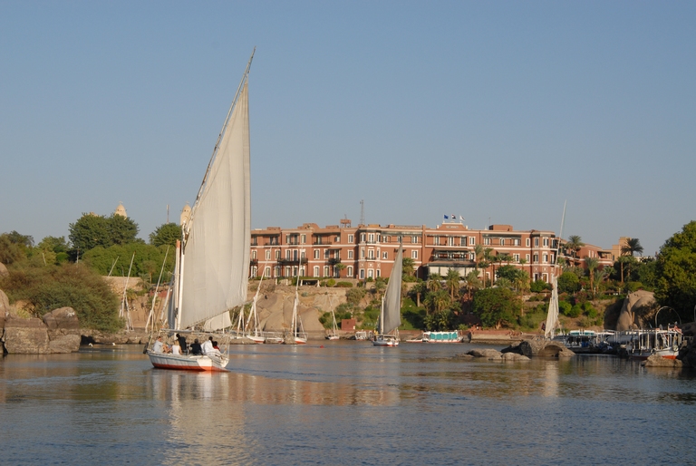 Traditionelle ägyptische Feluke Feluke, Ägypten, Nil, Rundreise Ägypten