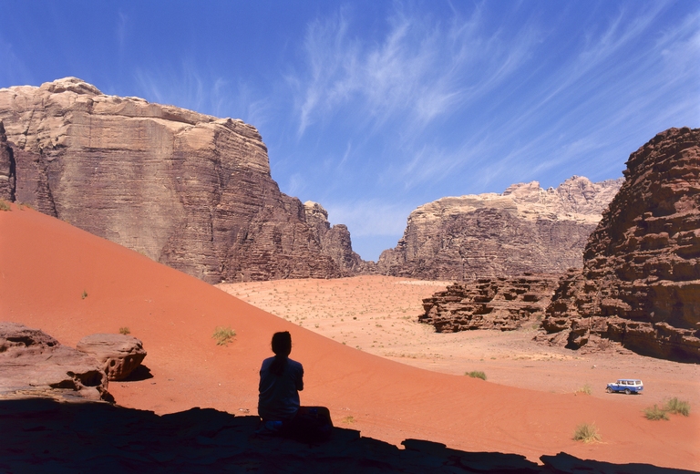 Wadi Rum in Jordanien Wadi Rum, Wüste, Wanderreise Jordanien