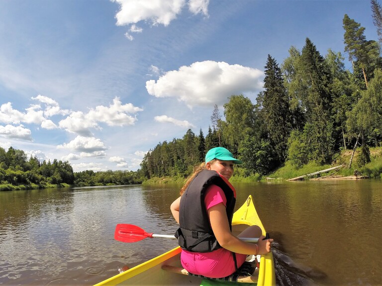 Gauja NP, Kanu, Landschaft, Nationalpark, Lettland, Rundreise Baltikum, Rundreise Finnland