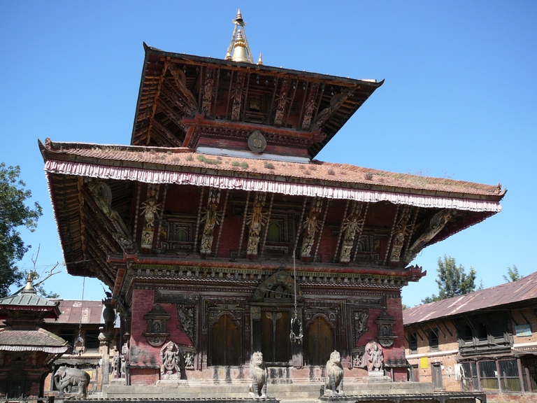 Gemeinsam besuchen wir die Königsstadt Bhaktapur.
