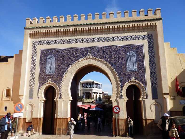 Bab Bou Jeloud, Fès, Marokko, königsstädte marokko rundreise