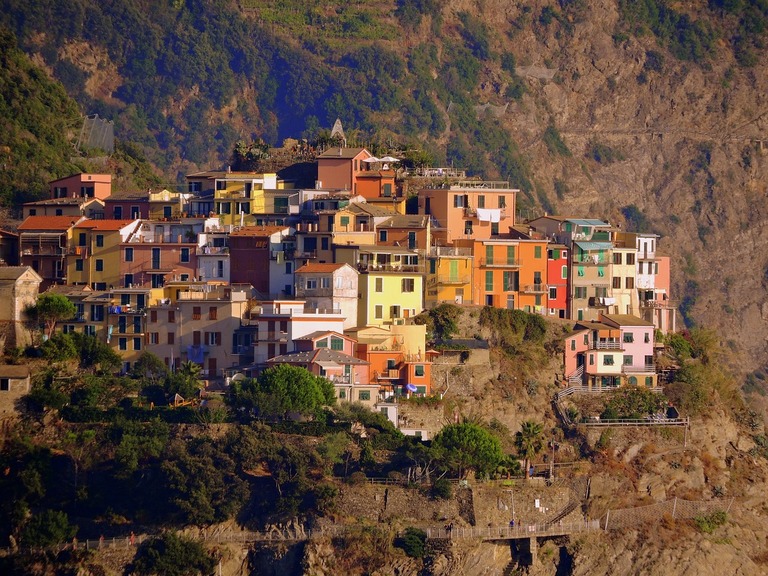 Das Dorf Corniglia Corniglia, Cinque Terre, Wanderreise Italien, Rundreise Italien