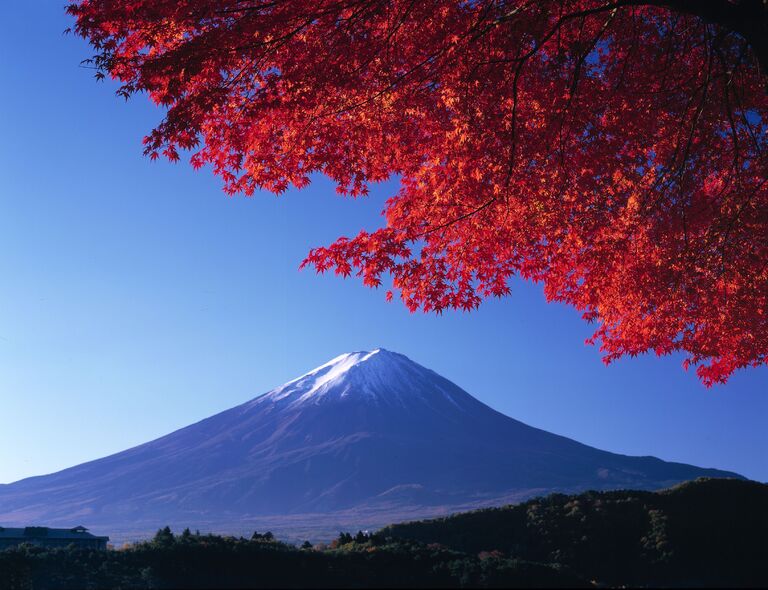 Ausblick auf den Fuji-san Japan, Fuji, Berg, Ausblick