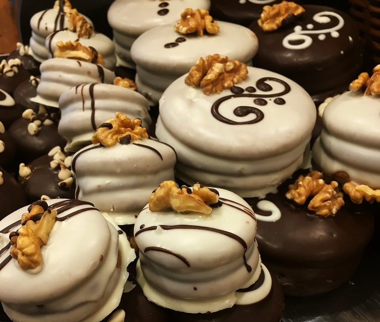 Dulce de leche Kekse Lateinamerika, Alfajores, Dulce de leche, Kekse, Backreisen