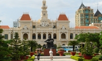 Vietnam Saigon Ho Chi Minh Stadt Rathaus