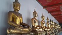Wat Pho, Buddhastatuen, Bangkok, Thailand