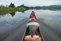 Papua Neuguinea Sepik-Fluss Kanufahrt