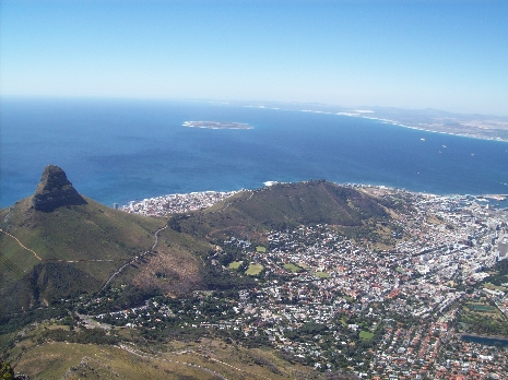 Kapstadt: Blick vom Tafelberg