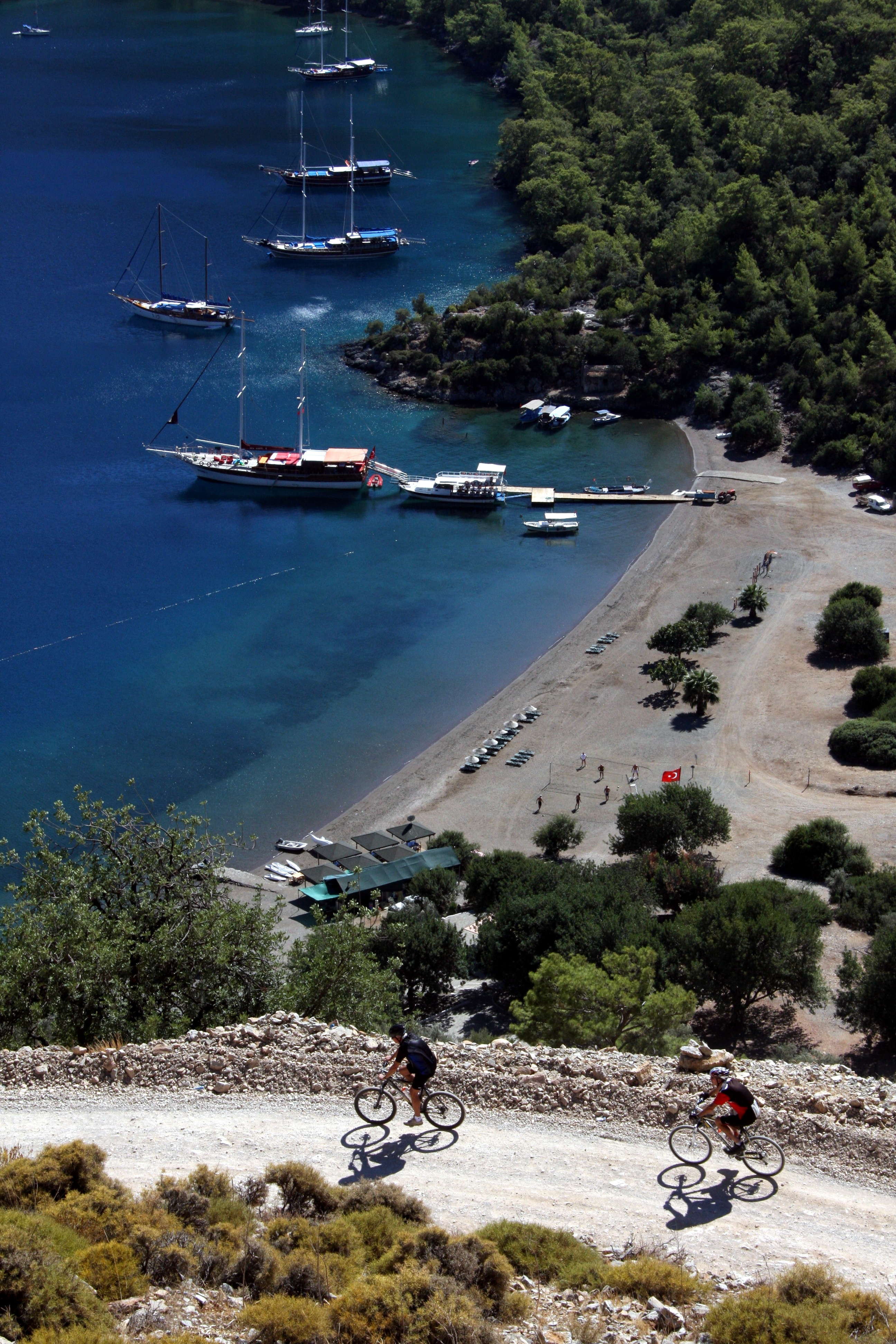 boats blue sea Lycian coastTurkey_FOC_DJNL